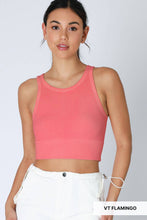 Load image into Gallery viewer, Chevron High Neck Crop
