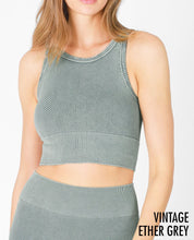 Load image into Gallery viewer, Chevron High Neck Crop