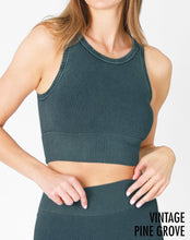 Load image into Gallery viewer, Chevron High Neck Crop