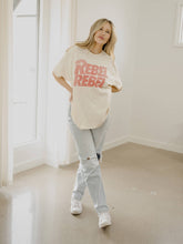 Load image into Gallery viewer, David Bowie Rebel Repeat Thrifted Graphic Tee