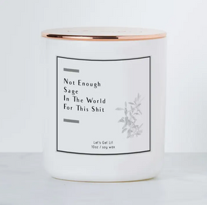 Not Enough Sage in the World Candle