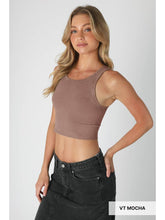 Load image into Gallery viewer, Chevron High Neck Crop