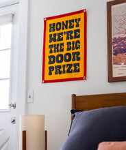 Load image into Gallery viewer, We're The Big Door Prize Camp Flag