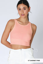 Load image into Gallery viewer, Chevron High Neck Crop