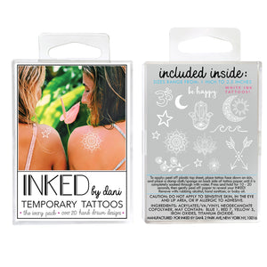 Ivory Pack - Temporary Tattoos