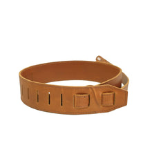 Load image into Gallery viewer, Adjustable Leather Guitar Strap with Pick Holder