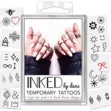 Load image into Gallery viewer, Finger Tats Temporary Tattoo Pack