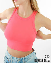 Load image into Gallery viewer, Chevron High Neck Crop
