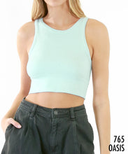 Load image into Gallery viewer, Chevron High Neck Crop