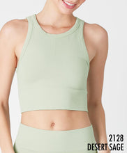 Load image into Gallery viewer, Chevron High Neck Crop
