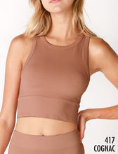 Load image into Gallery viewer, Chevron High Neck Crop