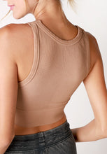 Load image into Gallery viewer, Chevron High Neck Crop