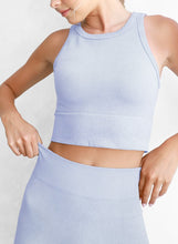 Load image into Gallery viewer, Chevron High Neck Crop