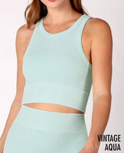Load image into Gallery viewer, Chevron High Neck Crop