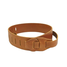 Load image into Gallery viewer, Adjustable Leather Guitar Strap with Pick Holder