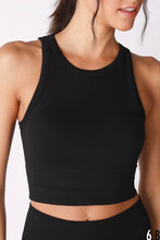 Load image into Gallery viewer, Chevron High Neck Crop