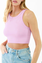 Load image into Gallery viewer, Chevron High Neck Crop