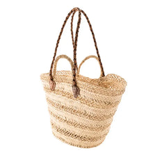 Load image into Gallery viewer, Handwoven Palm Straw Bag