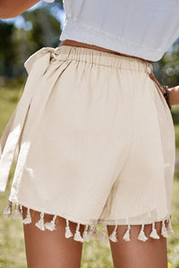 Tassel Trim Skort