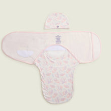 Load image into Gallery viewer, Pink Axolotl Swaddle &amp; Beanie Gift Set