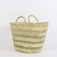 Load image into Gallery viewer, Handwoven Moroccan Basket Bag