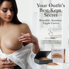 Load image into Gallery viewer, Skin Adhesive Nipple Covers: Caramel / Size 1 (A-C cups)
