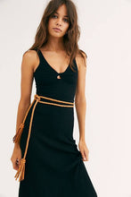 Load image into Gallery viewer, Fringe Soga Belt - Black