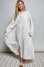 Load image into Gallery viewer, Vintage Lace Panel Shirt Dress