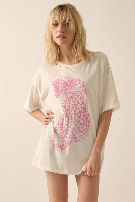 Pink Leopard Tee