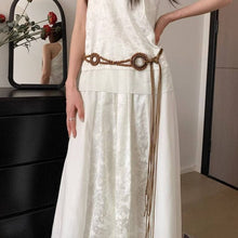 Load image into Gallery viewer, Beco Beaded Adjustable Belt Brown