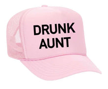 Load image into Gallery viewer, Drunk Aunt Trucker Hat: Jade/White