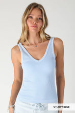 Load image into Gallery viewer, Vintage Reversible Ribbed Tank Top