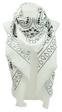 Load image into Gallery viewer, bandana scarf: White