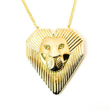 Load image into Gallery viewer, Leo lion tiger pendant Necklace
