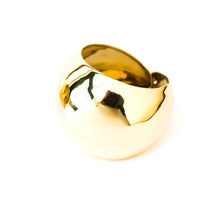 Load image into Gallery viewer, Globe dome brass Cuff bracelet