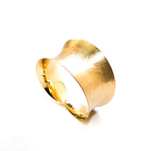 Load image into Gallery viewer, Seductive brass Curve Cuff bracelet