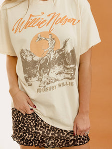 Willie Nelson Thrifted Graphic Tee