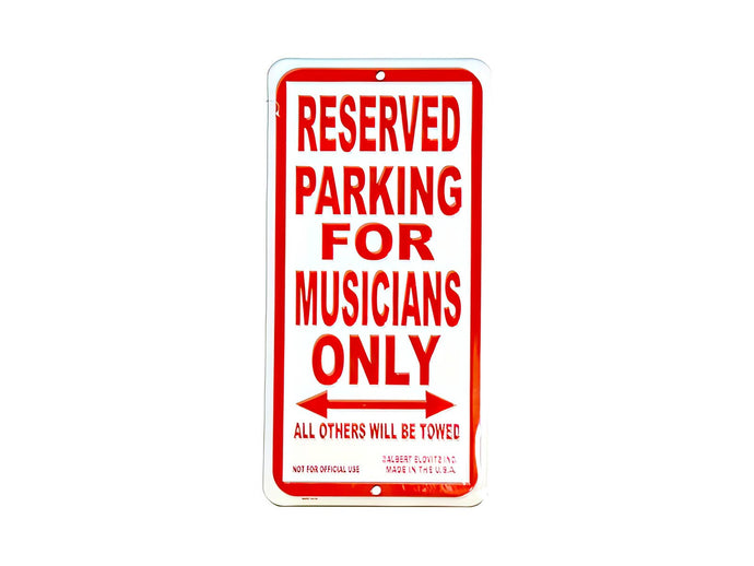 MUSICIAN ONLY Sign