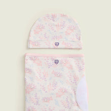 Load image into Gallery viewer, Pink Axolotl Swaddle &amp; Beanie Gift Set