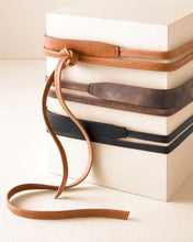 Load image into Gallery viewer, Skinny Wrap Belt - Cognac