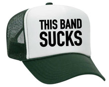 Load image into Gallery viewer, This Band Sucks Trucker Hat: Red/White