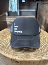Load image into Gallery viewer, I LOVE NOT CAMPING. Black