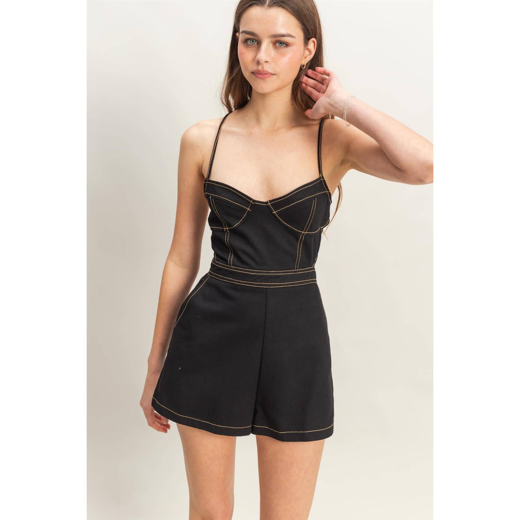 Twill Romper