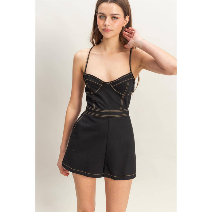Twill Romper