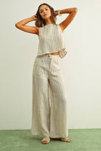 Load image into Gallery viewer, JACQUARD LINEN PANTS