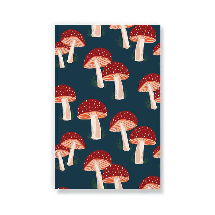 Navy Mushrooms Layflat Journal