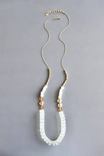 Load image into Gallery viewer, Glass and Brass Necklace