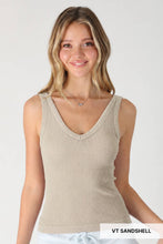 Load image into Gallery viewer, Vintage Reversible Ribbed Tank Top