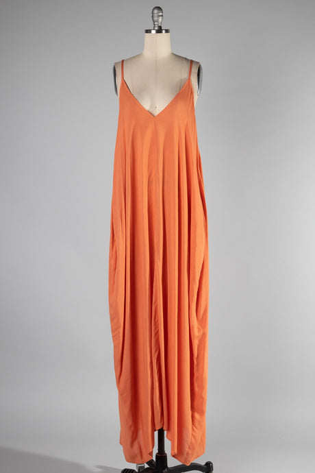 Orange Crush Maxi Dress