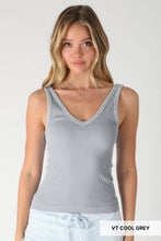 Load image into Gallery viewer, Vintage Reversible Ribbed Tank Top